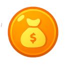 Currency Coin - Orange Item